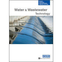 New brochure: WIKA solutions for water and wastewater applications
